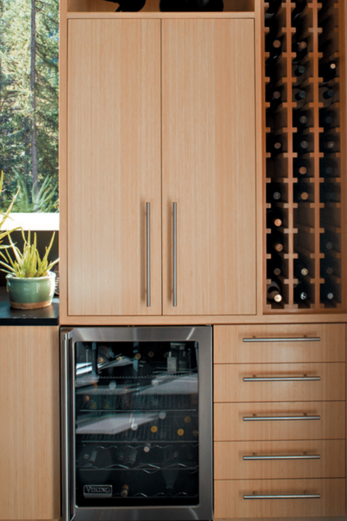 Tranditional bamboo cabinets from Terafren
