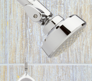 Photo of Evolve Showerhead - water efficient bath and shower systems elemental green