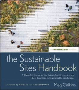 sustainable sites handbook book cover, 17 of the Best Books About Sustainable Home Design on elemental green