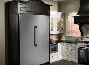 dacor heritage epa award winning luxury refrigerator on elemental green