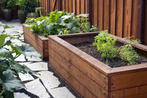 outdoor planter boxes, Sustainable Advantages and Inspirations of Redwood on elemental green