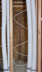 interior wall tubing lowell net zero energy home, the whole story on elemental green
