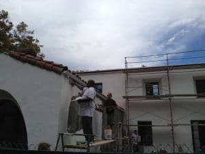 applying stucco on lowell net zero energy home, the whole story on elemental green