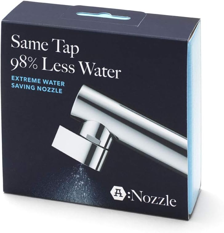 Photo of product packging: Altered:Nozzle "Same Tap 98% Less Water"