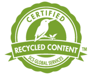 SCS recycled content certification depict hummingbird