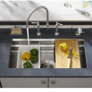 Kohler Prolific Stainless Steel Kitchen Sink and Workstation