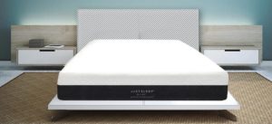 Just Sleep Premium Mattress on platform bed