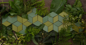 Fireclay Handmade Tile Green Mosaics