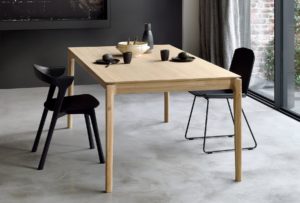 Viesso Ethnicraft Bok Oak Extendable Dining Table