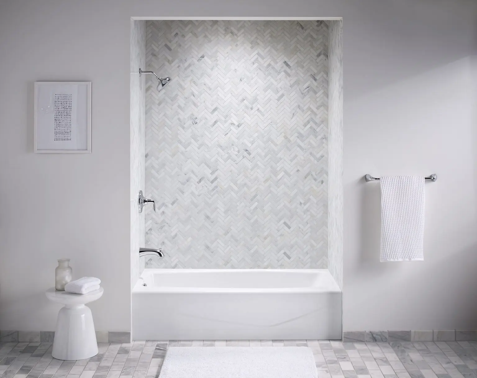 Kohler Villager Alcove Tub from Wayfair | Elemental Green