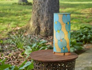 Eangee Outdoor-Indoor Butterfly Table Lamp in Sea Blue
