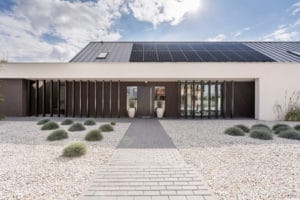SunPower Solar Panels on a modern house