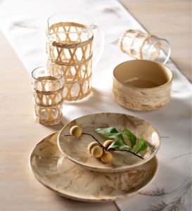 Marbleized Ceramic Dinnerware