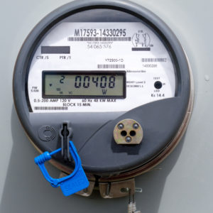 Smart electric utility meter
