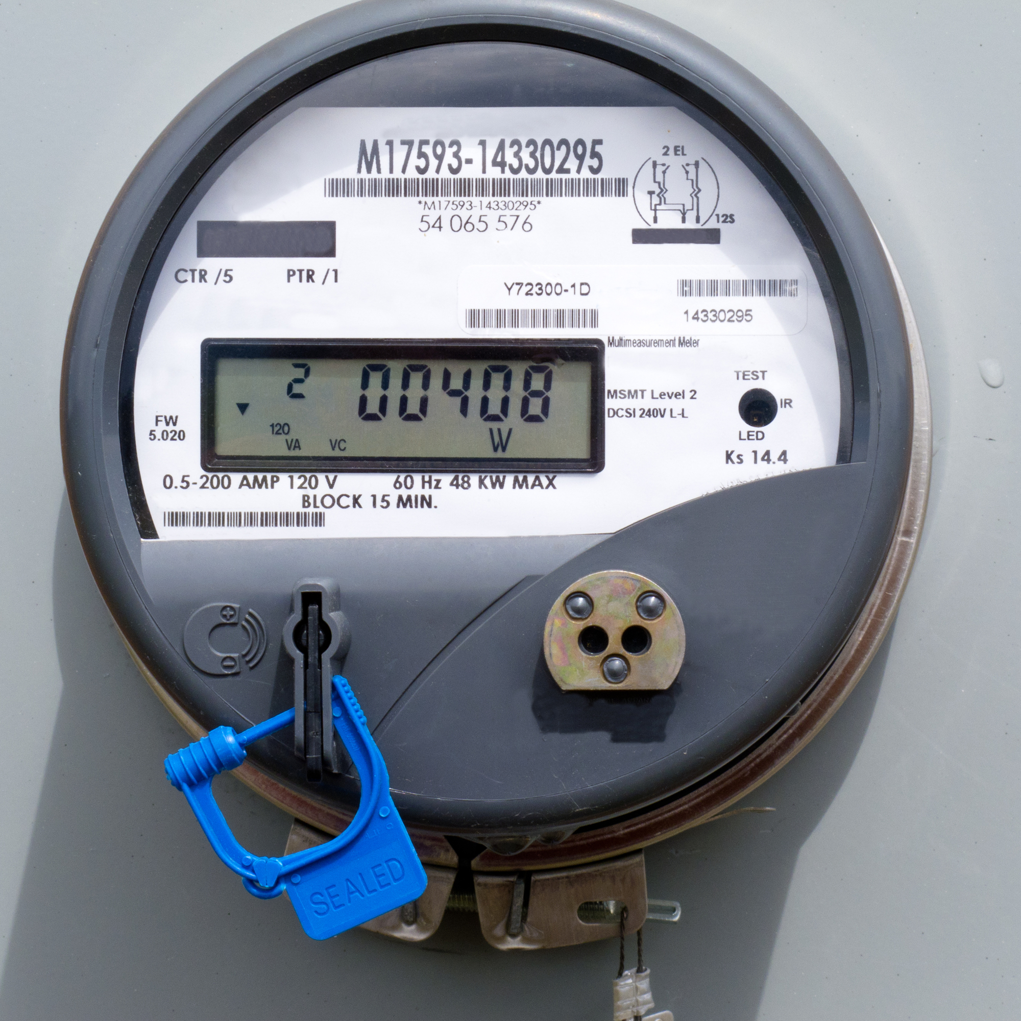 Smart electric utility meter
