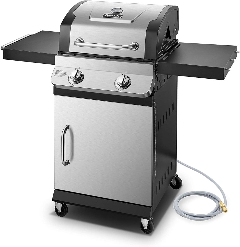 DynaGlo Premier 2Burner Natural Gas Grill Elemental Green
