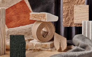 various undyed and unbleached eco-friendly fabrics for use in home textiles - photo